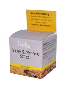 Reviva Labs Peanut Honey and Almond Scrub - 2 oz
