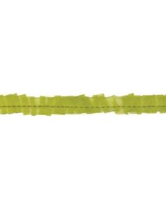 May Arts Sheer Box Pleat Ribbon 5/8"X10yd-Parrot Green