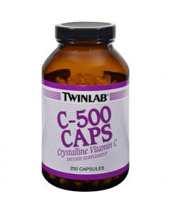 Twinlab C-500 Caps - 500 mg - 250 Capsules