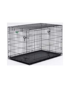 Midwest Dog Double Door i-Crate Black 24" x 18" x 19"