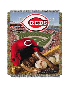 The Northwest Company Reds  "Home Field Advantage" 48x60 Tapestry Throw
