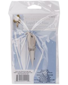 Darice Victoria Lynn Lapel Pin Vase-Black