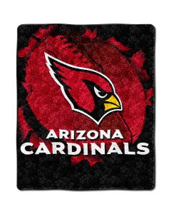 The Northwest Company Cardinal 50"x60" Sherpa Throw - Burst Series (NFL) - Cardinal 50"x60" Sherpa Throw - Burst Series (NFL)