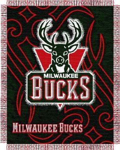 The Northwest Company Bucks 48"x60" Triple Woven Jacquard Throw (NBA) - Bucks 48"x60" Triple Woven Jacquard Throw (NBA)