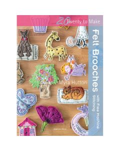 Search Press Books-20 To Make Felt Brooches
