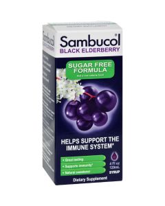 Sambucol Black Elderberry Syrup - Sugar Free - 4 oz