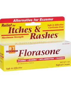 Boericke and Tafel Florasone Itches and Rashes Cream - 1 oz