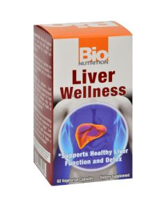 Bio Nutrition Liver Wellness - 60 Vegetarian Capsules