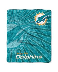 The Northwest Company Dolphins  50x60 Sherpa Throw - Strobe Series