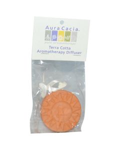 Aura Cacia Terra Cotta Sun Shape Essential Oil Diffuser - 1 Diffuser