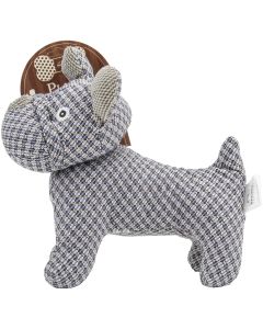 Nandog Pet Gear Nandog My BFF Woven Plush Toy-Dark Blue Bulldog