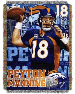 The Northwest Company Peyton Manning - Broncos "Players" 48"x 60" Tapestry Throw (NFL) - Peyton Manning - Broncos "Players" 48"x 60" Tapestry Throw (NFL)
