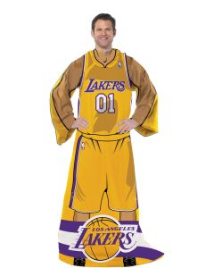 The Northwest Company Lakers  "Uniform" Adult Fleece Comfy Throw