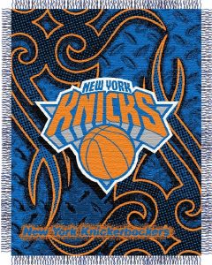 The Northwest Company Knicks 48"x60" Triple Woven Jacquard Throw (NBA) - Knicks 48"x60" Triple Woven Jacquard Throw (NBA)