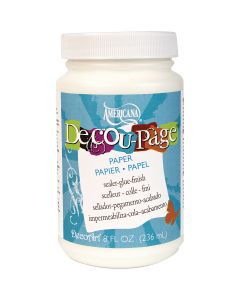 Deco Art Americana Decou-Page Glue Widemouth Jar-8oz Paper