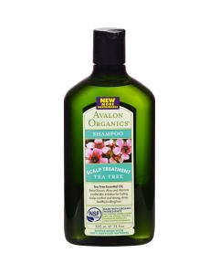 Avalon Organics Scalp Treatment Tea Tree Shampoo - 11 fl oz