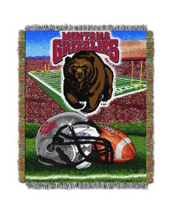 The Northwest Company Montana College "Home Field Advantage" 48x60 Tapestry Throw