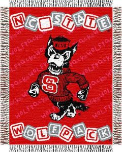 The Northwest Company NC State baby 36"x 46" Triple Woven Jacquard Throw (College) - NC State baby 36"x 46" Triple Woven Jacquard Throw (College)