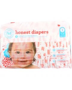 The Honest Company Diapers - Giraffes - Size 3 - Babies 16 to 28 lbs - 34 count - 1 each
