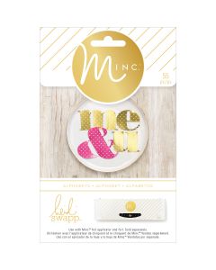 American Crafts Minc Polka Dot Alphabet 55/Pkg-