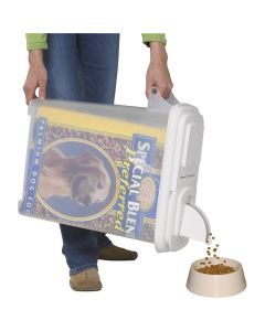 Buddeez 32qt "Bag-In" Pet Food Dispenser -Holds Up To 22lbs-