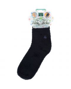 Earth Therapeutics Moisturizing Aloe Socks Black - 1 Pair