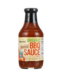 Woodstock BBQ Sauce - Organic - Original - 18 oz - case of 12