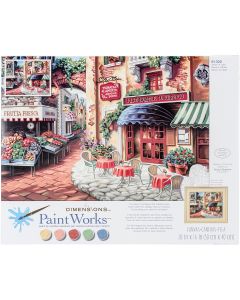 Dimensions Paint Works Paint By Number Kit 20"X16"-Taste Of Italy