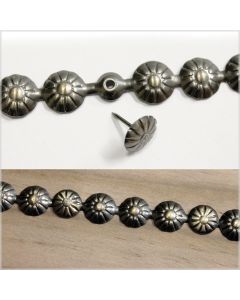 BCI Crafts Salvaged Nail On Metal Deco Strip W/16 Tacks-