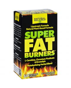 Natural Balance Super Fat Burners - 60 Vegetarian Capsules