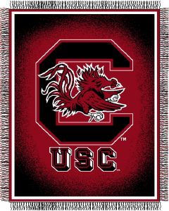 The Northwest Company South Carolina "Focus" 48"x60" Triple Woven Jacquard Throw (College) - South Carolina "Focus" 48"x60" Triple Woven Jacquard Throw (College)