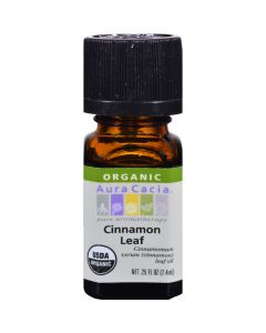 Aura Cacia Organic Cinnamon Leaf - .25 oz