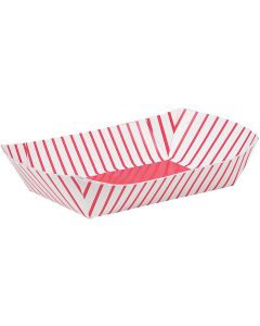 Unique Industries Paper Snack Trays 9"X5.5" 4/Pkg-