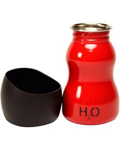 H2O4K9 Stainless Steel K9 Water Bottle 9.5oz-Racecar Red