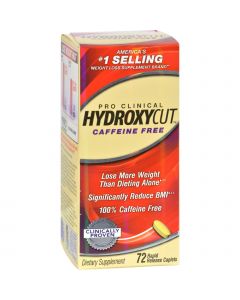 Hydroxycut Pro Clinical Hydroxycut Caffeine Free - 72 Caplets