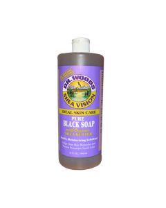 Dr. Woods Shea Vision Pure Black Soap with Organic Shea Butter - 32 fl oz
