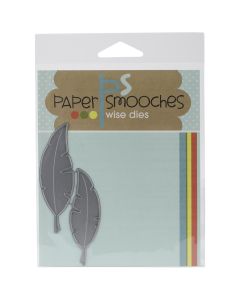 Paper Smooches Die-Feathers