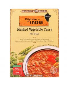 Kitchen Of India Dinner - Mashed Vegetable Curry - Pav Bhaji - 10 oz - case of 6