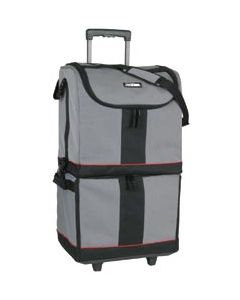 ArtBin Tote Express-17.5"X13"X30.5" Black, Gray & Red