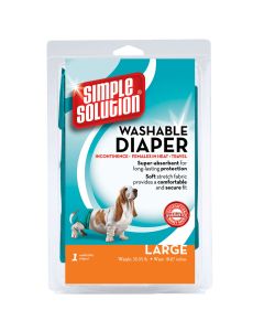 Simple Solution Washable Dog Diaper Large Teal