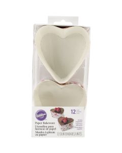 Wilton Disposable Bakeware 12/Pkg-3" Heart