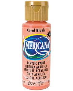 Deco Art Americana Acrylic Paint 2oz-Coral Blush - Opaque