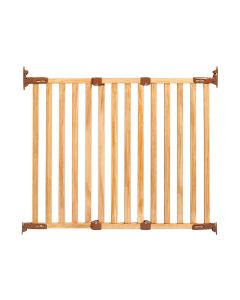 Kidco Angle Mount Wood Safeway Wall Mounted Pet Gate Oak 28.5" - 43" x 31"