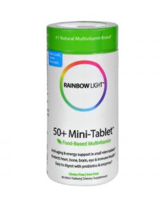 Rainbow Light 50 Plus Mini-Tab Age-Defense Formula - 90 Tablets