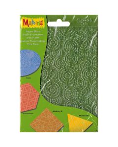 Makin's USA Makin's Clay Texture Sheets 7"X5.5" 4/Pkg-Set H (Coils, Connectors & Abstracts) - Makin's Clay Texture Sheets 7"X5.5" 4/Pkg-Set H (Coils, Connectors & Abstracts)