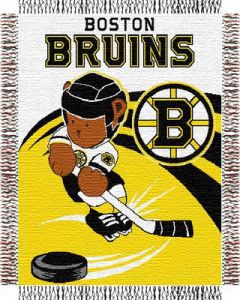 The Northwest Company Bruins 044 baby 36"x 46" Triple Woven Jacquard Throw (NHL) - Bruins 044 baby 36"x 46" Triple Woven Jacquard Throw (NHL)
