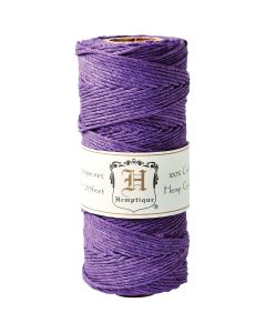 Hemptique Hemp Cord Spool 20lb 205'-Dark Purple