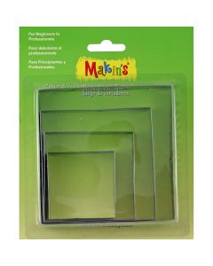 Makin's USA Makin's Clay Cutters 4/Pkg-Square