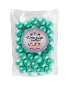Celebrations By SweetWorks Gumballs 14oz-Shimmer (TM) Turquoise - Celebrations By SweetWorks Gumballs 14oz-Shimmer (TM) Turquoise