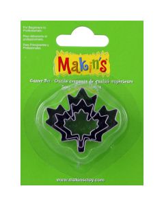 Makin's USA Makin's Clay Cutters 3/Pkg-Maple Leaf